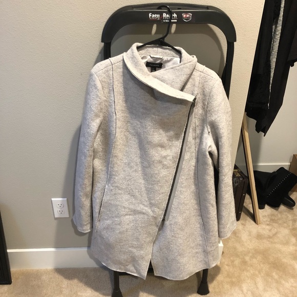 Halogen Grey Lined Coat - Picture 4 of 5